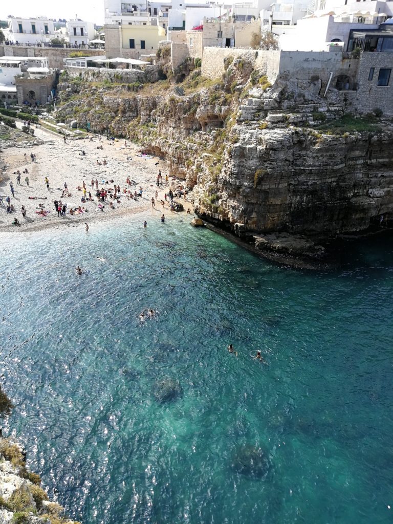 Polignano a Mare beach.